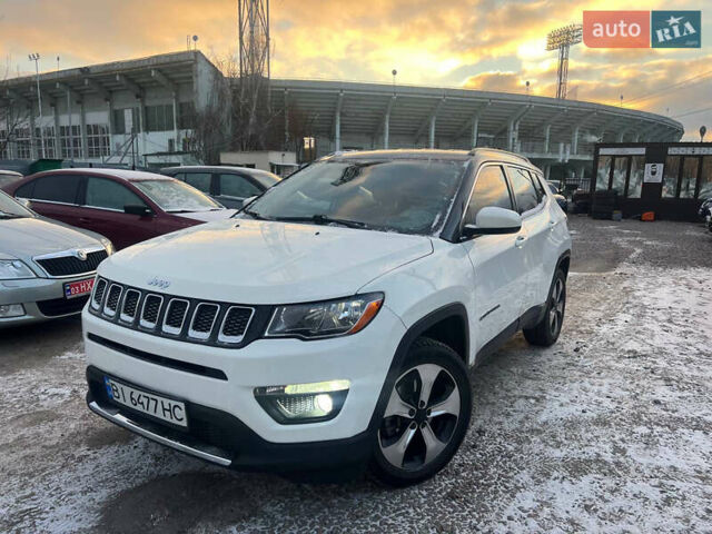 Білий Джип Compass, об'ємом двигуна 2.4 л та пробігом 63 тис. км за 15999 $, фото 1 на Automoto.ua