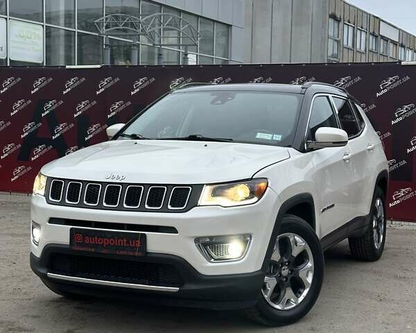 Белый Джип Компас, объемом двигателя 2.4 л и пробегом 101 тыс. км за 16800 $, фото 1 на Automoto.ua