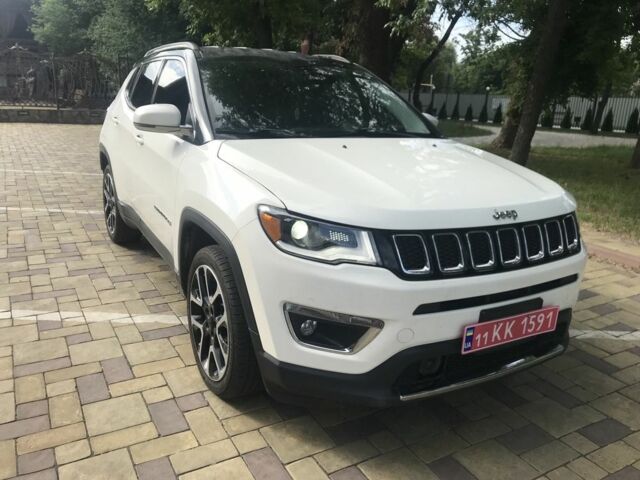 Белый Джип Компас, объемом двигателя 2.4 л и пробегом 73 тыс. км за 15500 $, фото 1 на Automoto.ua