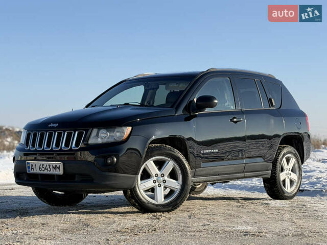 Черный Джип Компас, объемом двигателя 2.4 л и пробегом 290 тыс. км за 7999 $, фото 1 на Automoto.ua