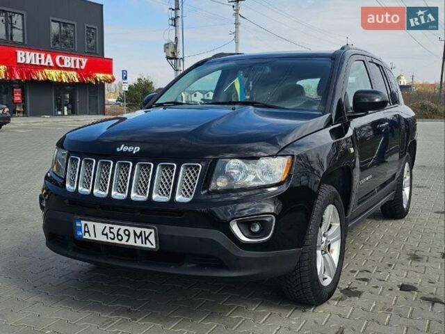 Черный Джип Компас, объемом двигателя 2 л и пробегом 169 тыс. км за 8900 $, фото 1 на Automoto.ua