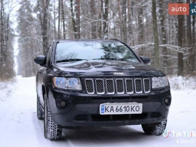 Черный Джип Компас, объемом двигателя 2.36 л и пробегом 159 тыс. км за 9200 $, фото 1 на Automoto.ua