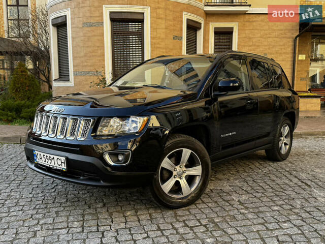 Черный Джип Компас, объемом двигателя 2 л и пробегом 129 тыс. км за 10900 $, фото 1 на Automoto.ua