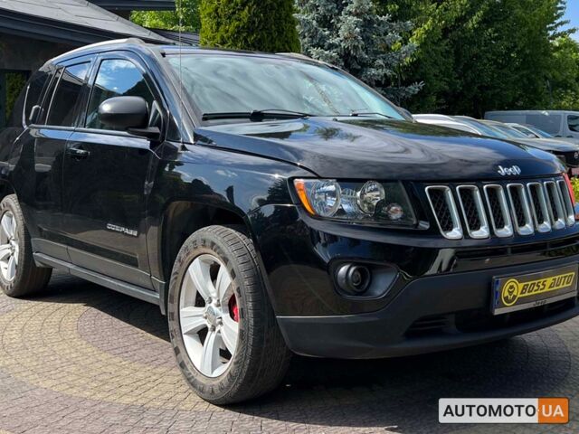 Чорний Джип Compass, об'ємом двигуна 2.4 л та пробігом 216 тис. км за 10800 $, фото 1 на Automoto.ua