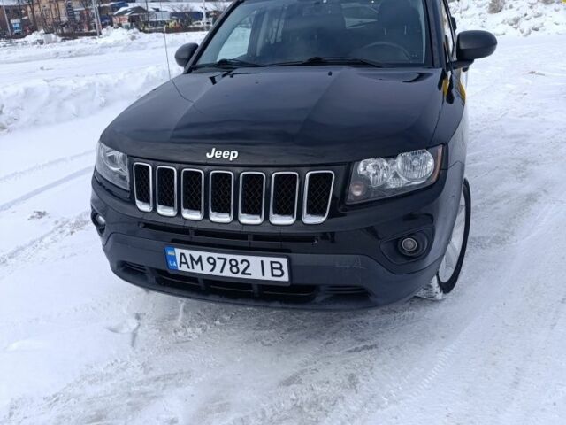 Черный Джип Компас, объемом двигателя 2.4 л и пробегом 121 тыс. км за 8200 $, фото 1 на Automoto.ua