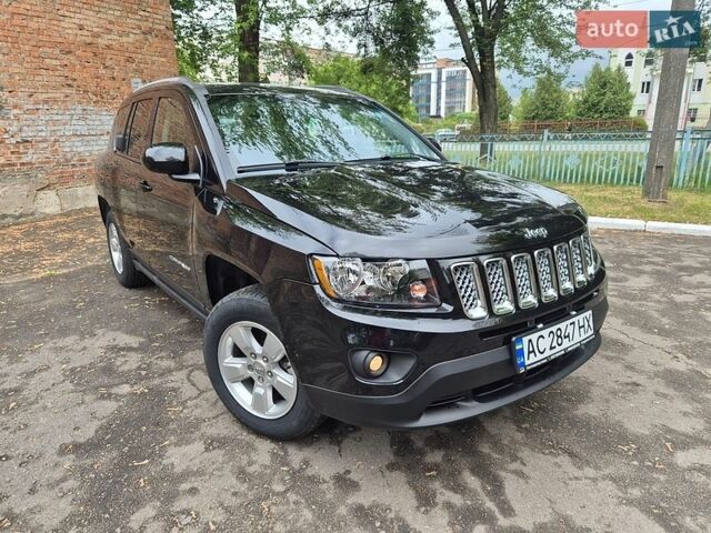 Черный Джип Компас, объемом двигателя 2 л и пробегом 184 тыс. км за 7900 $, фото 1 на Automoto.ua