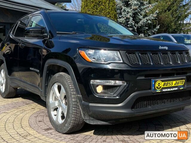 Чорний Джип Compass, об'ємом двигуна 2.4 л та пробігом 102 тис. км за 16799 $, фото 1 на Automoto.ua