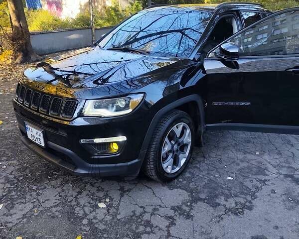 Черный Джип Компас, объемом двигателя 2.36 л и пробегом 95 тыс. км за 16200 $, фото 1 на Automoto.ua