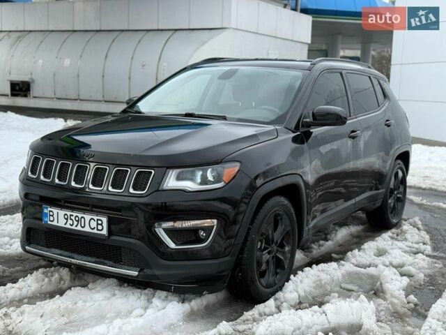 Черный Джип Компас, объемом двигателя 2.36 л и пробегом 111 тыс. км за 14800 $, фото 1 на Automoto.ua