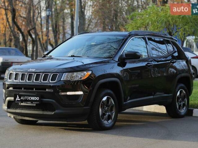 Черный Джип Компас, объемом двигателя 2.4 л и пробегом 52 тыс. км за 16500 $, фото 1 на Automoto.ua