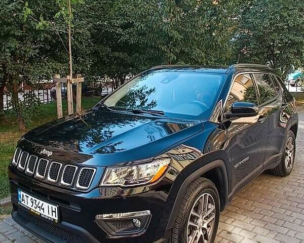 Черный Джип Компас, объемом двигателя 2.4 л и пробегом 74 тыс. км за 15900 $, фото 1 на Automoto.ua