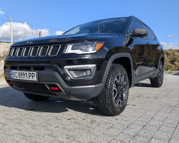 Джип Compass 2020 у Львові на Automoto.ua Чорний Джип Compass, об'ємом двигуна 2.4 л та пробігом 73 тис. км за 18990 $, фото 1 на Automoto.ua