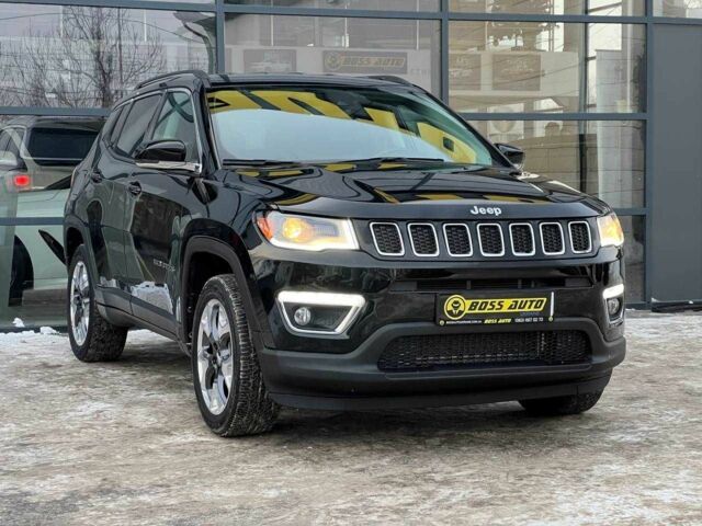 Черный Джип Компас, объемом двигателя 2.4 л и пробегом 88 тыс. км за 16500 $, фото 1 на Automoto.ua