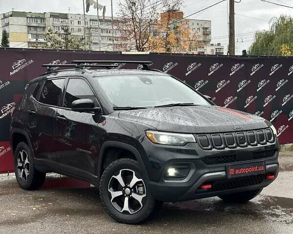 Черный Джип Компас, объемом двигателя 2.4 л и пробегом 25 тыс. км за 23700 $, фото 1 на Automoto.ua