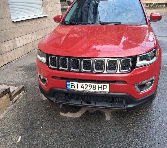 Красный Джип Компас, объемом двигателя 2.4 л и пробегом 98 тыс. км за 17579 $, фото 1 на Automoto.ua