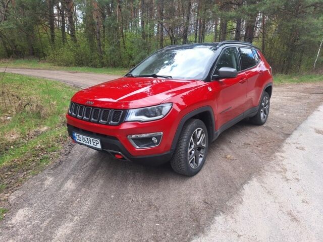 Красный Джип Компас, объемом двигателя 2.4 л и пробегом 200 тыс. км за 12500 $, фото 1 на Automoto.ua
