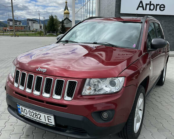 Красный Джип Компас, объемом двигателя 2.36 л и пробегом 130 тыс. км за 9700 $, фото 1 на Automoto.ua