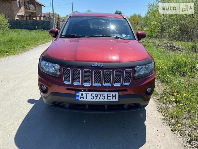 Красный Джип Компас, объемом двигателя 2.4 л и пробегом 183 тыс. км за 11500 $, фото 1 на Automoto.ua