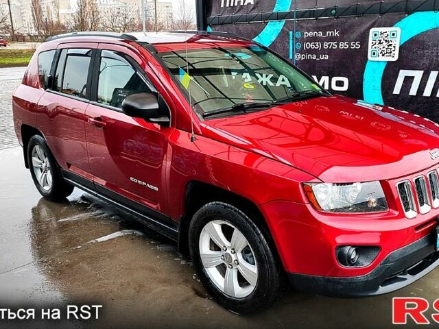 Красный Джип Компас, объемом двигателя 2.4 л и пробегом 80 тыс. км за 11000 $, фото 1 на Automoto.ua