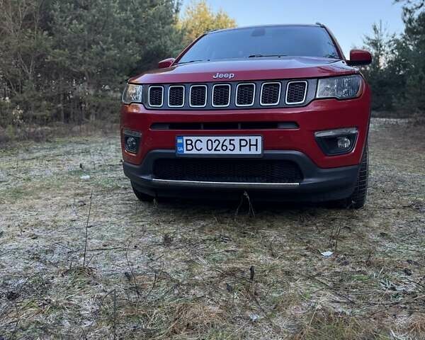 Красный Джип Компас, объемом двигателя 2.36 л и пробегом 145 тыс. км за 11800 $, фото 1 на Automoto.ua