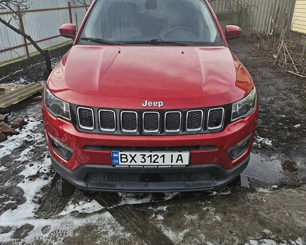 Красный Джип Компас, объемом двигателя 2.36 л и пробегом 164 тыс. км за 13500 $, фото 1 на Automoto.ua