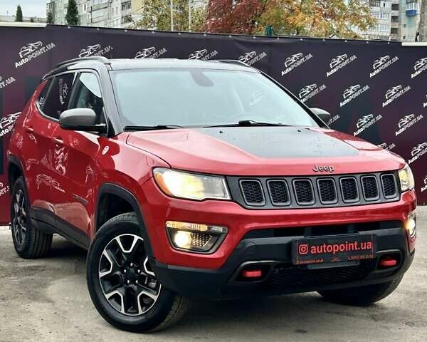 Красный Джип Компас, объемом двигателя 2.4 л и пробегом 112 тыс. км за 18000 $, фото 1 на Automoto.ua