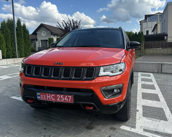 Красный Джип Компас, объемом двигателя 2.4 л и пробегом 123 тыс. км за 15450 $, фото 1 на Automoto.ua
