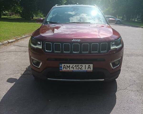 Красный Джип Компас, объемом двигателя 2.36 л и пробегом 93 тыс. км за 19000 $, фото 1 на Automoto.ua