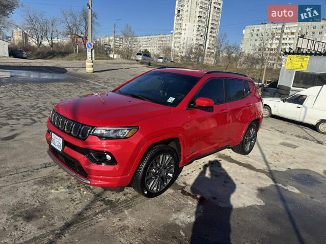 Червоний Джип Compass, об'ємом двигуна 2.36 л та пробігом 70 тис. км за 20000 $, фото 1 на Automoto.ua