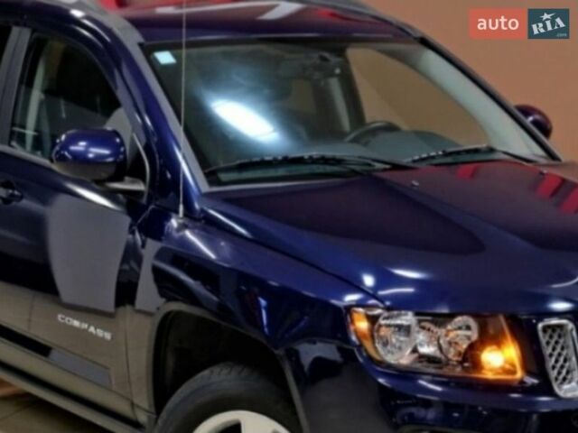 Синий Джип Компас, объемом двигателя 2 л и пробегом 194 тыс. км за 10999 $, фото 1 на Automoto.ua