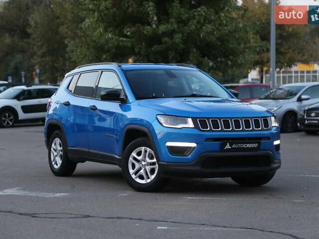Синий Джип Компас, объемом двигателя 2.4 л и пробегом 92 тыс. км за 13500 $, фото 1 на Automoto.ua