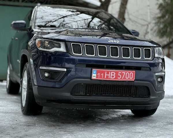 Синий Джип Компас, объемом двигателя 2.4 л и пробегом 74 тыс. км за 15700 $, фото 1 на Automoto.ua