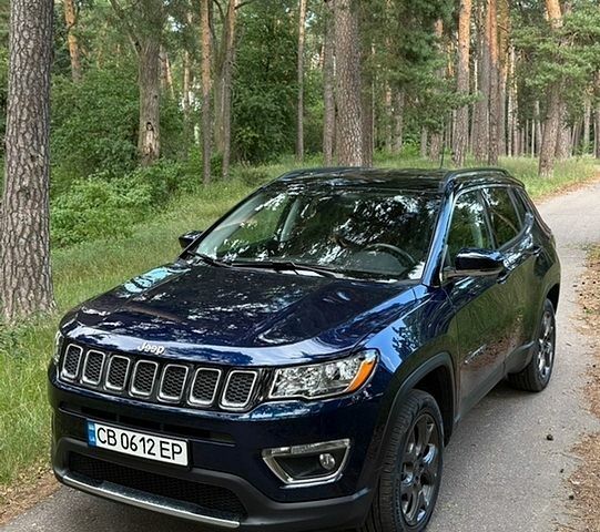 Синий Джип Компас, объемом двигателя 2.4 л и пробегом 80 тыс. км за 14799 $, фото 1 на Automoto.ua