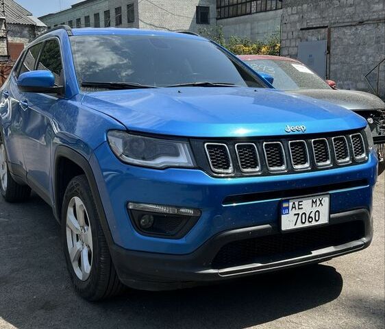 Синий Джип Компас, объемом двигателя 2.4 л и пробегом 109 тыс. км за 13600 $, фото 1 на Automoto.ua
