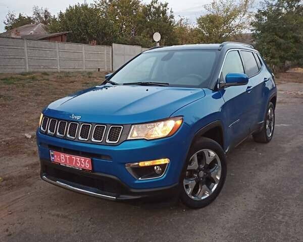 Синий Джип Компас, объемом двигателя 2.4 л и пробегом 130 тыс. км за 15800 $, фото 1 на Automoto.ua