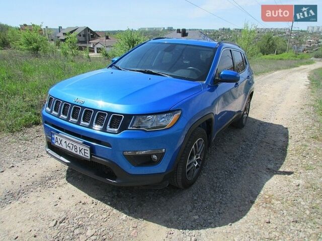 Синий Джип Компас, объемом двигателя 2.4 л и пробегом 95 тыс. км за 12999 $, фото 1 на Automoto.ua