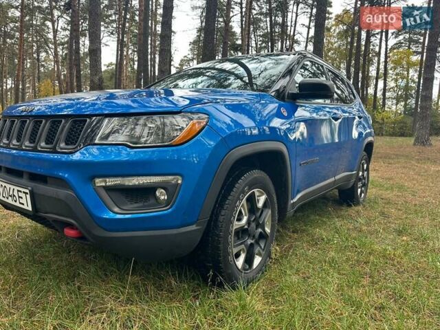 Джип Compass 2017 у Чернігові на Automoto.ua Синій Джип Compass, об'ємом двигуна 2.4 л та пробігом 162 тис. км за 18500 $, фото 1 на Automoto.ua