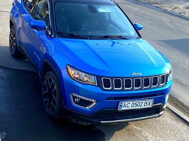 Синий Джип Компас, объемом двигателя 2.4 л и пробегом 76 тыс. км за 16900 $, фото 1 на Automoto.ua