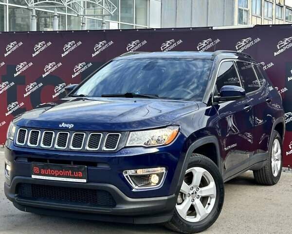 Синий Джип Компас, объемом двигателя 2.4 л и пробегом 101 тыс. км за 14999 $, фото 1 на Automoto.ua