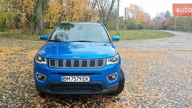Джип Компас 2018 в Ромнах на Automoto.ua Синий Джип Компас, объемом двигателя 2.36 л и пробегом 91 тыс. км за 15200 $, фото 1 на Automoto.ua