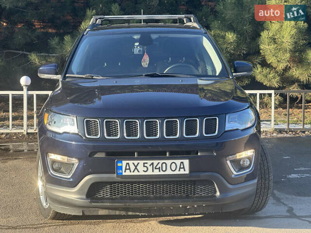Синий Джип Компас, объемом двигателя 2.36 л и пробегом 79 тыс. км за 15300 $, фото 1 на Automoto.ua