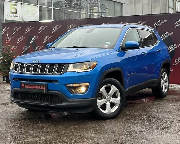 Синий Джип Компас, объемом двигателя 2.4 л и пробегом 61 тыс. км за 15200 $, фото 1 на Automoto.ua