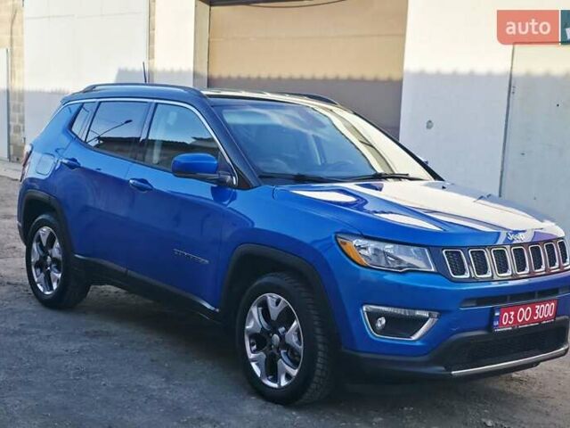 Синий Джип Компас, объемом двигателя 2.4 л и пробегом 138 тыс. км за 15800 $, фото 1 на Automoto.ua
