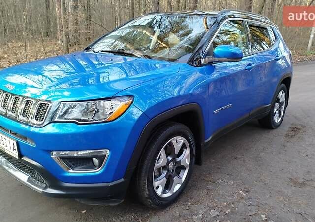 Синий Джип Компас, объемом двигателя 2.36 л и пробегом 102 тыс. км за 16300 $, фото 1 на Automoto.ua