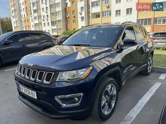 Синій Джип Compass, об'ємом двигуна 2.4 л та пробігом 62 тис. км за 18950 $, фото 1 на Automoto.ua