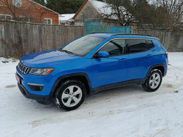 Синий Джип Компас, объемом двигателя 2.4 л и пробегом 74 тыс. км за 15200 $, фото 1 на Automoto.ua