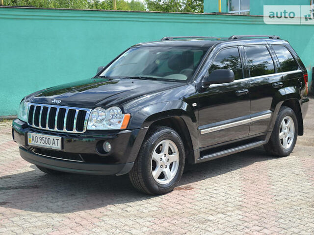 Чорний Джип Grand Cherokee, об'ємом двигуна 4.7 л та пробігом 165 тис. км за 13500 $, фото 1 на Automoto.ua