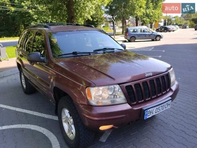 Червоний Джип Grand Cherokee, об'ємом двигуна 3.12 л та пробігом 270 тис. км за 5300 $, фото 1 на Automoto.ua