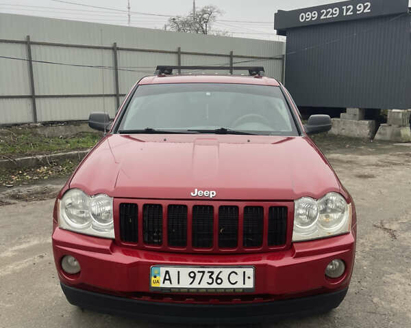 Красный Джип Гранд Чероки, объемом двигателя 3.7 л и пробегом 332 тыс. км за 6700 $, фото 1 на Automoto.ua