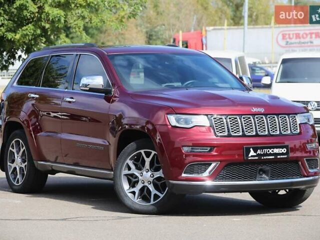 Червоний Джип Grand Cherokee, об'ємом двигуна 3.6 л та пробігом 55 тис. км за 28700 $, фото 1 на Automoto.ua